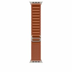 Apple MFTC4ZM/A accessorio indossabile intelligente Band Marrone Titanio, Poliestere, Spandex (*49MM TERRA COTTA AL -?MED - NT FIN)