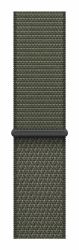 Apple MFF74ZM/A accessorio indossabile intelligente Band Verde Nylon, Poliestere riciclato, Spandex (-40MM FOREST SPORT LOOP)