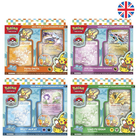 English Pokemon Q2 World Championship Decks assorted trading card game