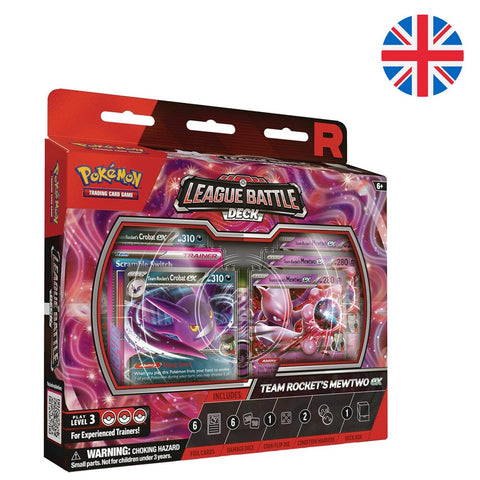 English Pokemon Rockets Mewtwo Ex League Battle Deck Blister of collectible cards