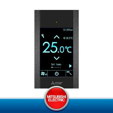 MITSUBISHI ELECTRIC PAR-CT01MAA-PB Comando Remoto a Filo per Serie M / S / P - PREMIUM Nero