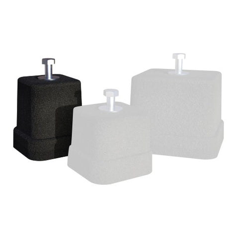 TECNOSYSTEMI SCD500270 Confezione 4 Supporti a Pavimento SPK 150 in Gomma Vulcanizzata SBR - Portata 600 Kg