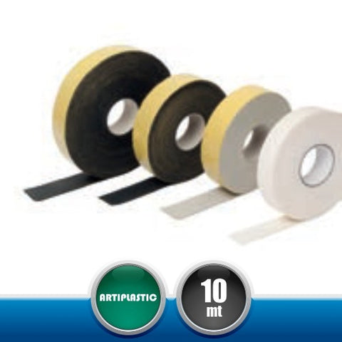 0010NAN Nastro Anticondensa Nero Spessore 3 mm in Gomma Espansa - 10 m