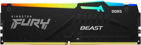 Kingston FURY Beast RGB - DDR5 - Kit - 128 GB: 2 x 64 GB (KF556C36BBEAK2-128)