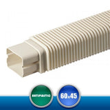 0611GF Giunto Flessibile per Canaline Installazione Climatizzatori - 60x45 mm