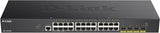 D-Link DGS 1250-28X - Switch - L3 Lite - Smart - 24 x 10/100/1000 + 4 x 10 Gigabit SFP+ - an Rack montierbar