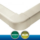 0806AE Angolo Esterno per Canaline Installazione Climatizzatori - 80x60 mm