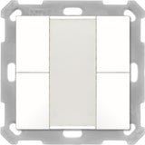 MDT technologies Taster 55 4-fach, Reinwei glnzend BE-TA5504.G2 (BE-TA5504.G2)