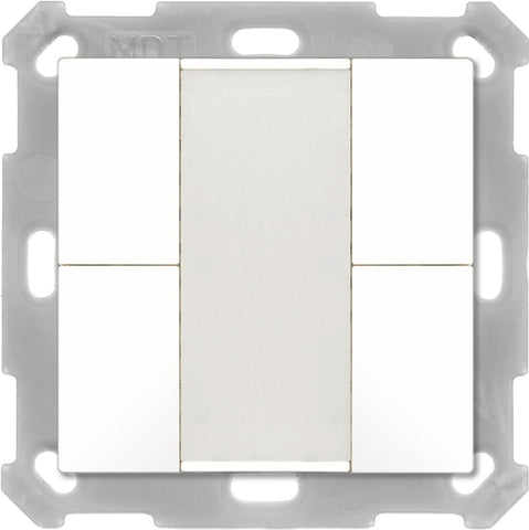 MDT technologies Taster 55 4-fach, Reinwei glnzend BE-TA5504.G2 (BE-TA5504.G2)
