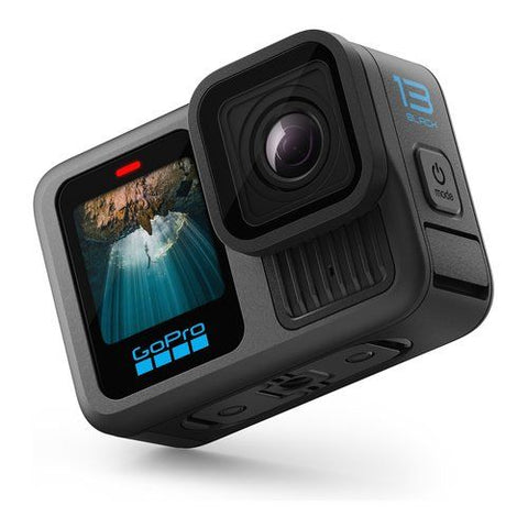 GoPro HERO13 Black - Action-Kamera - 5,3K / 60 BpS - 27,6 MPix - Wi-Fi, Bluetooth 5,3 LE bis zu 10 m (CHDHX-131-RW)