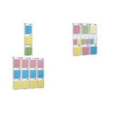 helit Wanddisplay PLACATIV, 6 Fcher 1-3 DIN A4 hoch glasklar, Fachtiefe: 35 mm, SAN Material - bruchstabil (H6810802)