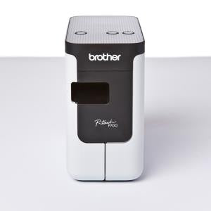 Brother P-Touch PT-P700 - Etikettendrucker - Thermotransfer - Rolle (2,4 cm) - 180 dpi - bis zu 30 mm/Sek. - USB - Cutter - Schwarz, wei (PTP700ZG1)