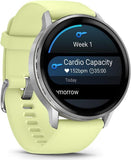 Garmin Venu 4 Smartwatch 45mm grau/silber zitrone (010-03014-02)