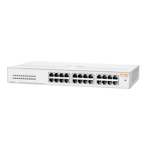 HPE ARUBA INSTANT ON 1430 24G SWITCH NON GESTITO 24 x 10/100/1000 MONTABILE SU RACK BIANCO