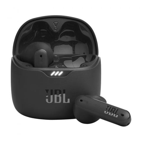 JBL TUNE FLEX AURICOLARI TWS IN-EAR WIRELESS BLUETOOTH CANCELLAZIONE ATTIVA DEL RUMORE BASSI POTENTI IMPERMEABILI IPX4 CUSTODIA DI RICARICA BLACK