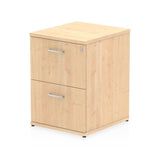 Dynamic I000252 schedario e accessori Truciolare rivestito di melamina [MFC] Colore acero (Dynamic Impulse 2 Drawer Filing Cabinet Maple I000252 DD)
