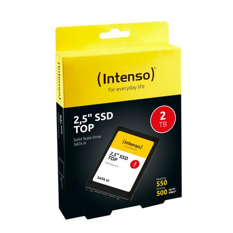 Intenso 3812470 drives allo stato solido 2 TB 2.5 SATA 3D NAND (2TB Intenso Top 2.5in SATA III SSD)