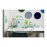 3M POST-IT SUPER STICKY OASIS BLOCCHETTO 90 FOGLI 76X76 mm COLORI ASSORTITI CONF 5 Pz.