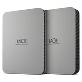 LaCie Mobile Drive (2022) disco rigido esterno 5000 GB Argento