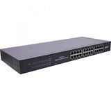 InLine Switch Lan Gigabit Switch 24-Port, 1GBit/s, (19"), Metallo, ventole