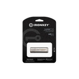 Kingston Technology IronKey Locker+ 50 unità flash USB 64 GB USB tipo A 3.2 Gen 1 (3.1 Gen 1) Argento