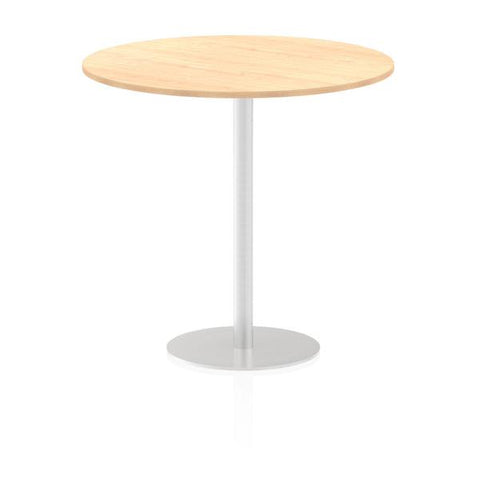 Dynamic Italia Round Poseur Table (Dynamic Italia 1200mm Poseur Round Table Maple Top 1145mm High Leg ITL0169 DD)