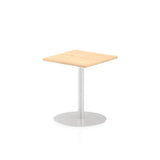 Dynamic Italia Square Poseur Table (Dynamic Italia 600mm Poseur Square Table Maple Top 725mm High Leg ITL0217 DD)