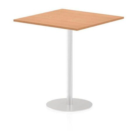 Dynamic Italia Square Poseur Table (Dynamic Italia 1000mm Poseur Square Table Oak Top 1145mm High Leg ITL0362 DD)