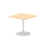 Dynamic Italia Square Poseur Table (Dynamic Italia 800mm Poseur Square Table Maple Top 725mm High Leg ITL0337 DD)