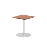 Dynamic Italia Square Poseur Table (Dynamic Italia 600mm Poseur Square Table Walnut Top 725mm High Leg ITL0215 DD)