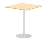 Dynamic Italia Square Poseur Table (Dynamic Italia 1000mm Poseur Square Table Maple Top 1145mm High Leg ITL0361 DD)
