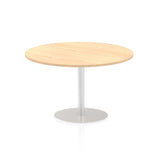 Dynamic Italia Round Poseur Table (Dynamic Italia 1200mm Poseur Round Table Maple Top 725mm High Leg ITL0163 DD)