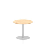 Dynamic Italia Round Poseur Table (Dynamic Italia 800mm Poseur Round Table Maple Top 725mm High Leg ITL0127 DD)