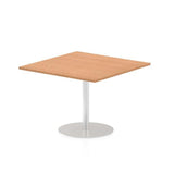 Dynamic Italia Square Poseur Table (Dynamic Italia 1000mm Poseur Square Table Oak Top 725mm High Leg ITL0356 DD)