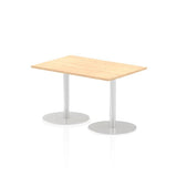Dynamic Italia Rectangular Poseur Table (Dynamic Italia 1200 x 800mm Poseur Rectangular Table Maple Top 725mm High Leg ITL0253 DD)