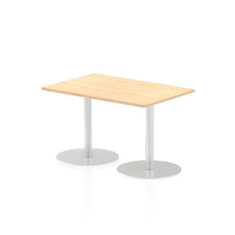 Dynamic Italia Rectangular Poseur Table (Dynamic Italia 1200 x 800mm Poseur Rectangular Table Maple Top 725mm High Leg ITL0253 DD)