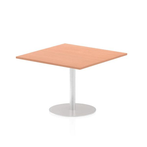Dynamic Italia Square Poseur Table (Dynamic Italia 1000mm Poseur Square Table Beech Top 725mm High Leg ITL0352 DD)