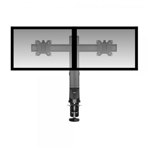 ACT AC8322 supporto da tavolo per Tv a schermo piatto 81,3 cm (32") Morsa/Bullone di ancoraggio Nero