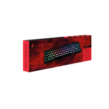 SUREFIRE KINGPIN M1 TASTIERA MECCANICA GAMING RGB USB PICCOLA E COMPATTA TASTI ANTI GHOSTING LAYOUT ITALIANO NERO