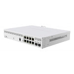 Mikrotik CSS610-8P-2S+IN switch di rete Gestito Gigabit Ethernet [10/100/1000] Supporto Power over Ethernet [PoE] Bianco (MikroTik CSS610 Gigabit PoE SFP+ Network Switch - CSS610-8P-2S+IN)