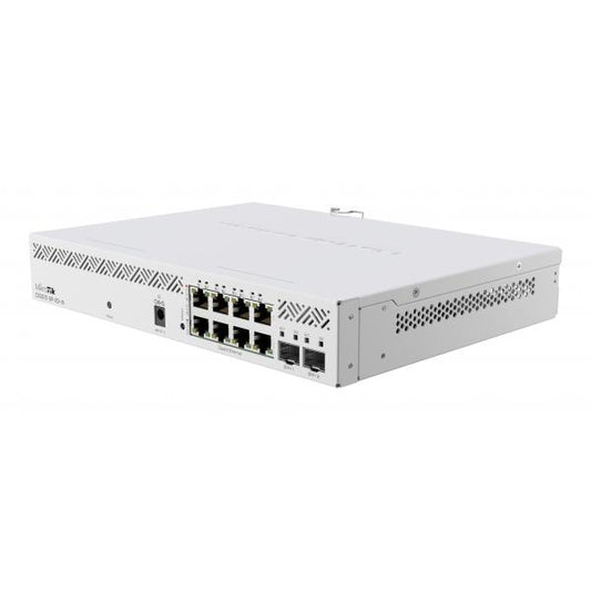 Mikrotik CSS610-8P-2S+IN switch di rete Gestito Gigabit Ethernet [10/100/1000] Supporto Power over Ethernet [PoE] Bianco (MikroTik CSS610 Gigabit PoE SFP+ Network Switch - CSS610-8P-2S+IN)