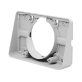 Logitech Tap Scheduler Angle Mount (Logitech - Mounting kit [angle plinth, reversible interface] - 14? viewing angle - for meeting room scheduling system - off-white - wall-mountable)