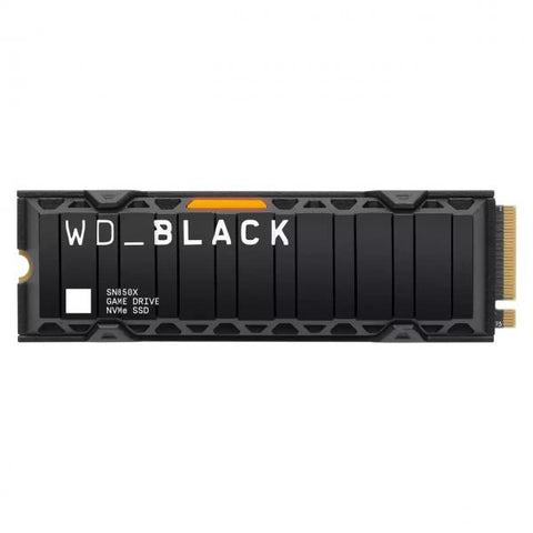 WESTERN DIGITAL BLACK SN850X SSD 1.000GB M.2 2280 NVME PCIE GEN4 CON DISSIPATORE TERMICO CON VELOCIT DI FINO A 7.300 MB/S BLACK