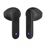 JBL WAVE FLEX AURICOLARI TRUE-WIRELESS IN-EAR BLUETOOTH WATERPROOF IP54 E ANTIPOLVERE IPX2 DEEP BASS SOUND TECNOLOGIA TALKTHRU E AMBIENTAWARE FINO A 32h DI AUTONOMIA NERO