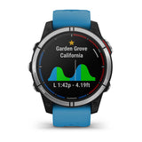Garmin quatix 7 3,3 cm (1.3") MIP 47 mm Digitale 260 x 260 Pixel Touch screen Blu Wi-Fi GPS (satellitare)