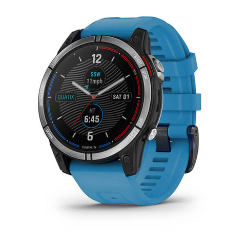 Garmin quatix 7 3,3 cm (1.3") MIP 47 mm Digitale 260 x 260 Pixel Touch screen Blu Wi-Fi GPS (satellitare)