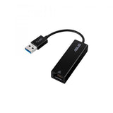 ASUS DONGLE ADATTATORE DI RETE DA USB-A 3.0 MASCHIO A RJ-45 FEMMINA 10/100/1000 Mbps NERO