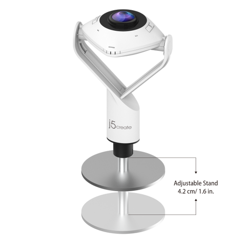 j5create JVCU360-N Webcam panoramica a 360 (J5CREATE 360 ALL AROUND WEBCAM)