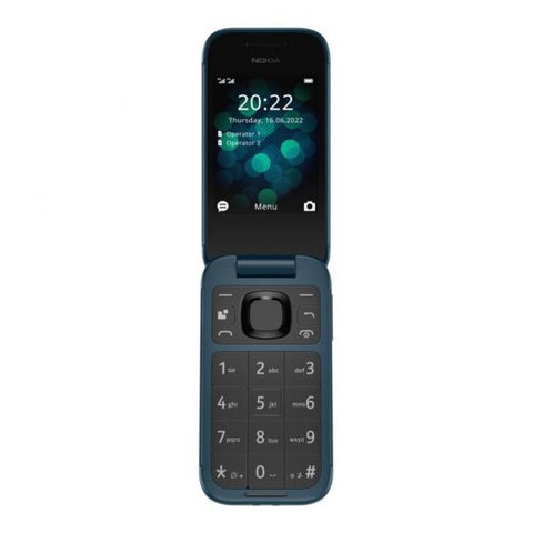 Nokia 2660 Flip 7,11 cm [2.8] 123 g Blu Telefono cellulare basico (Nokia 2660 - bl? - funktionstelefon -)
