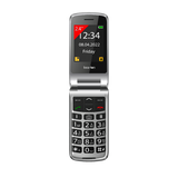 Beafon SL605 6,1 cm (2.4") Nero, Argento Telefono per anziani